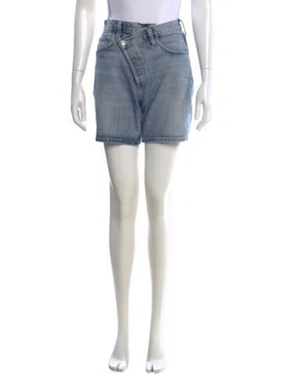 Pre-owned Agolde Mini Shorts In Blue