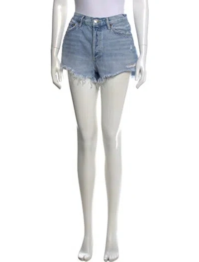 Pre-owned Agolde Mini Shorts In Blue
