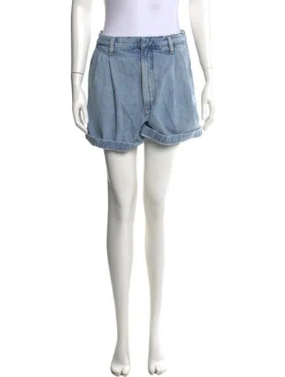Pre-owned Agolde Mini Shorts In Blue