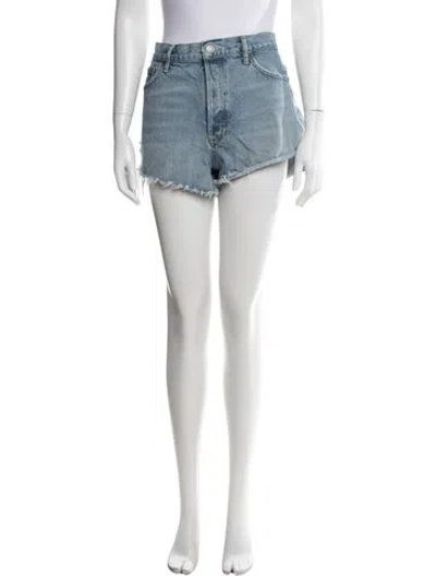 Pre-owned Agolde Mini Shorts In Blue