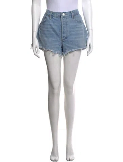 Pre-owned Agolde Mini Shorts In Blue