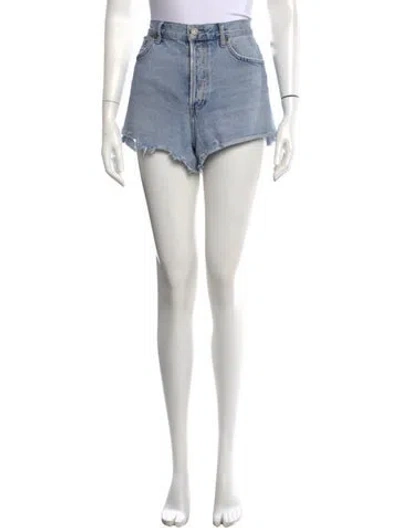 Pre-owned Agolde Mini Shorts In Blue