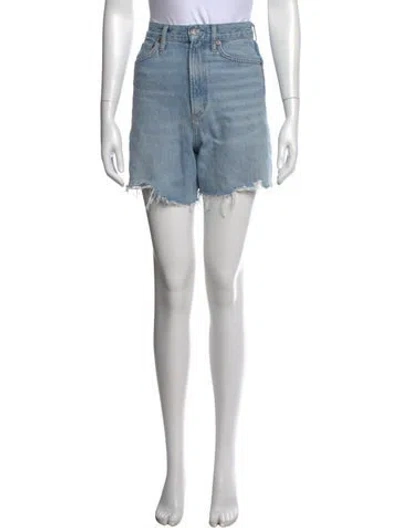 Pre-owned Agolde Mini Shorts In Blue