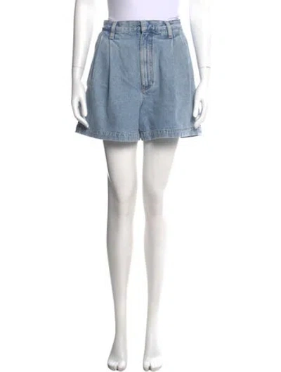 Pre-owned Agolde Mini Shorts In Blue