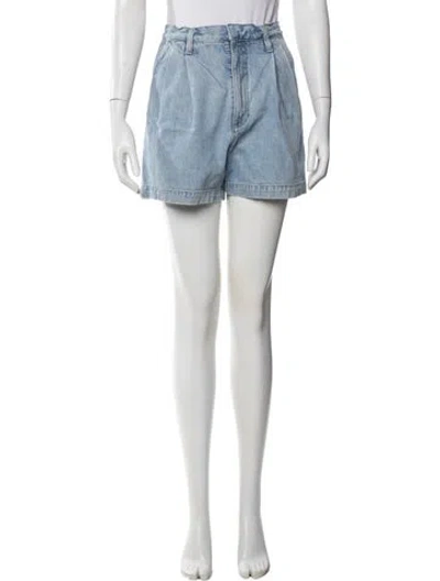 Pre-owned Agolde Mini Shorts In Blue