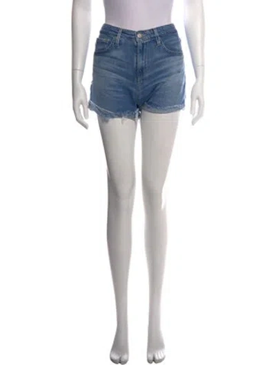 Pre-owned Agolde Mini Shorts In Blue