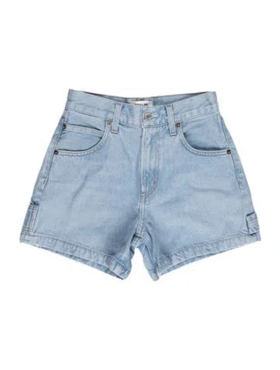 Pre-owned Agolde Mini Shorts In Blue