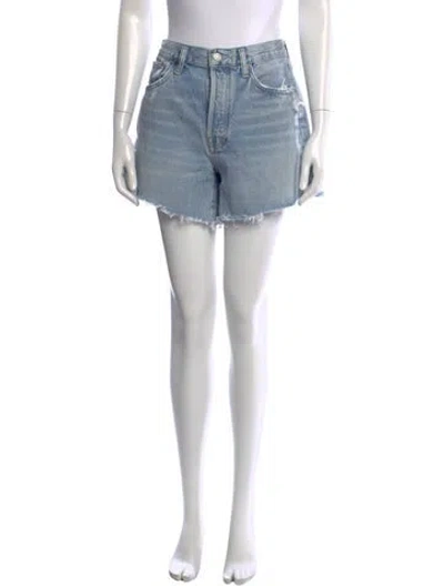 Pre-owned Agolde Mini Shorts In Blue