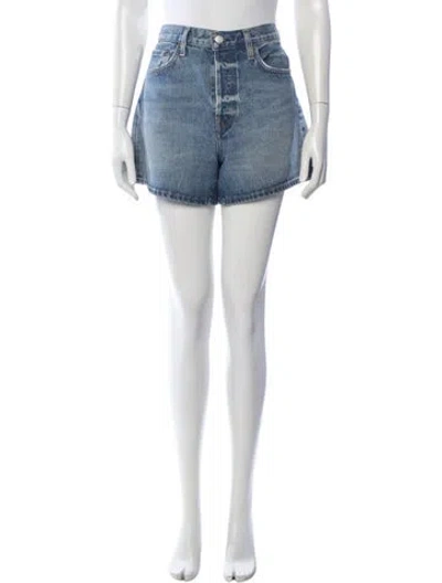Pre-owned Agolde Mini Shorts In Blue