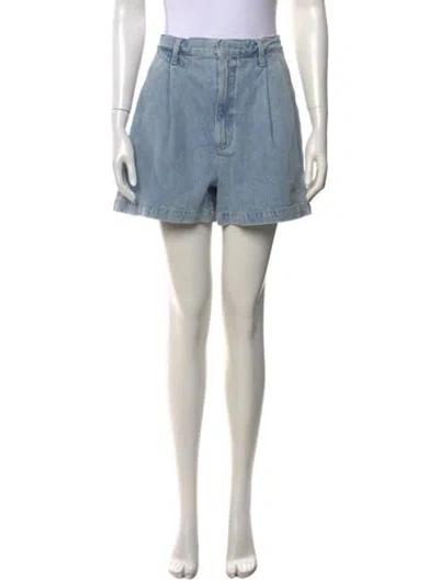 Pre-owned Agolde Mini Shorts In Blue