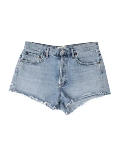 Pre-owned Agolde Mini Shorts In Blue