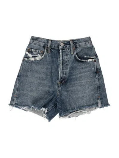 Pre-owned Agolde Mini Shorts In Blue
