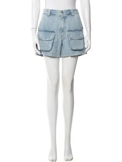 Pre-owned Agolde Mini Shorts In Blue