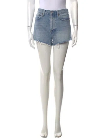 Pre-owned Agolde Mini Shorts In Blue