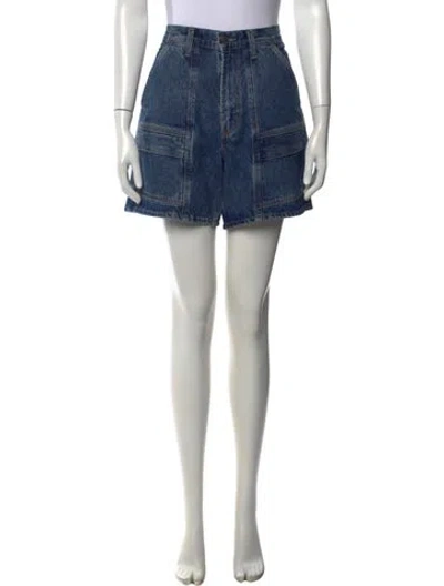 Pre-owned Agolde Mini Shorts In Blue
