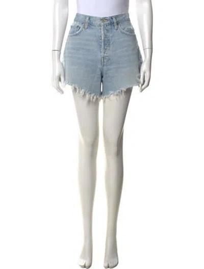 Pre-owned Agolde Mini Shorts In Blue