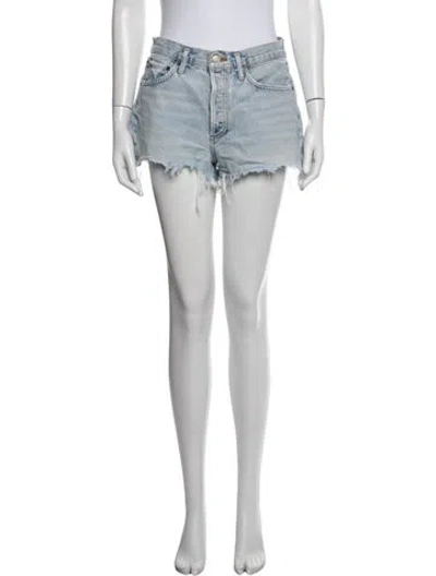 Pre-owned Agolde Mini Shorts In Blue