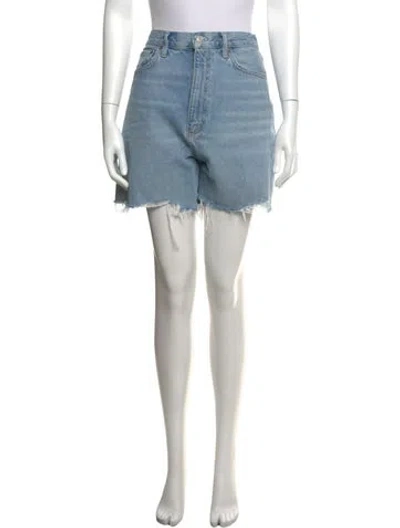 Pre-owned Agolde Mini Shorts In Blue