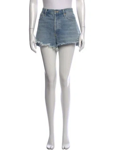 Pre-owned Agolde Mini Shorts In Blue