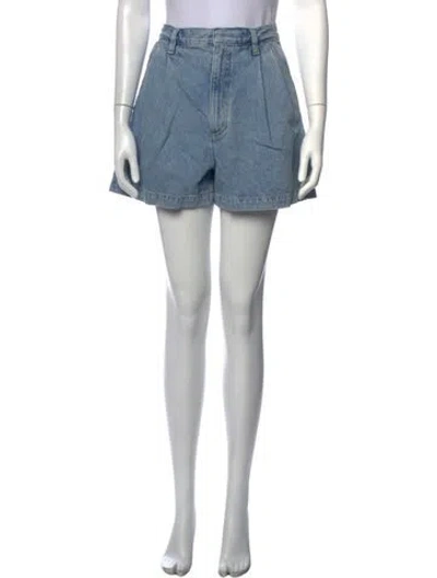 Pre-owned Agolde Mini Shorts In Blue