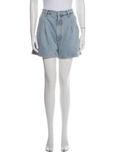 Pre-owned Agolde Mini Shorts In Blue