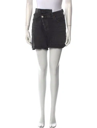 Pre-owned Agolde Mini Shorts In Gray