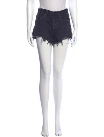 Pre-owned Agolde Mini Shorts In Gray
