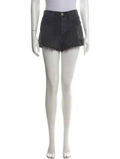 Pre-owned Agolde Mini Shorts In Gray