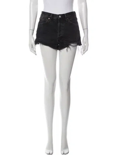Pre-owned Agolde Mini Shorts In Grey