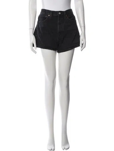 Pre-owned Agolde Mini Shorts In Grey