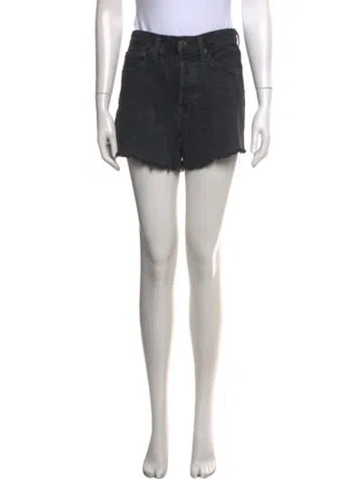 Pre-owned Agolde Mini Shorts In Grey