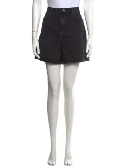Pre-owned Agolde Mini Shorts In Grey