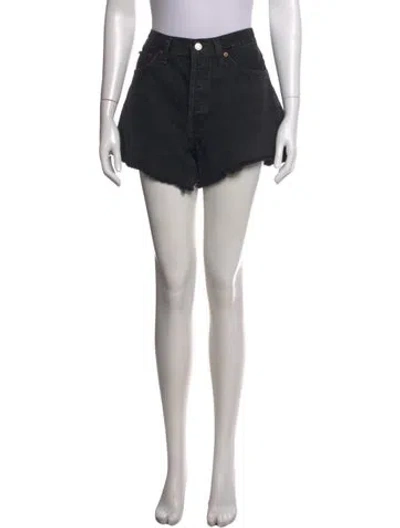 Pre-owned Agolde Mini Shorts In Grey
