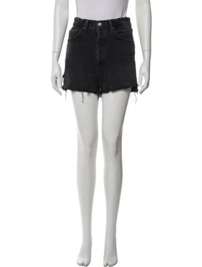 Pre-owned Agolde Mini Shorts In Grey