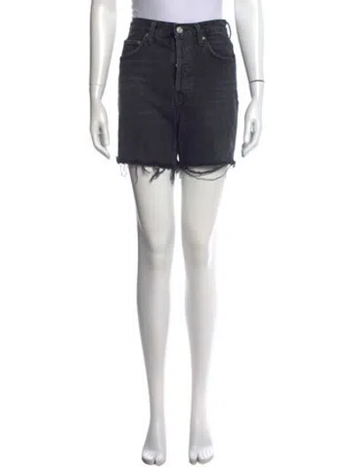 Pre-owned Agolde Mini Shorts In Grey