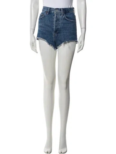 Pre-owned Agolde Mini Shorts In Multi