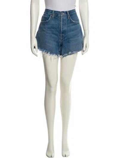 Pre-owned Agolde Mini Shorts In Multi