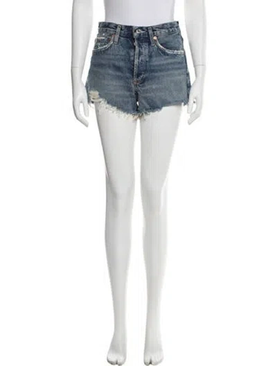 Pre-owned Agolde Mini Shorts In Multi