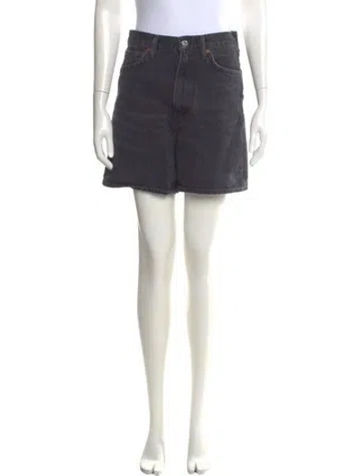 Pre-owned Agolde Mini Shorts In Multi