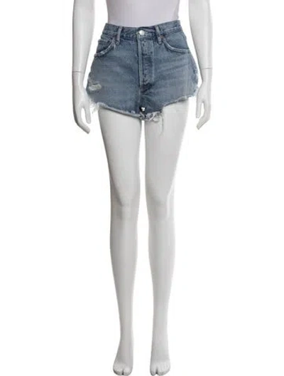 Pre-owned Agolde Mini Shorts In Multi