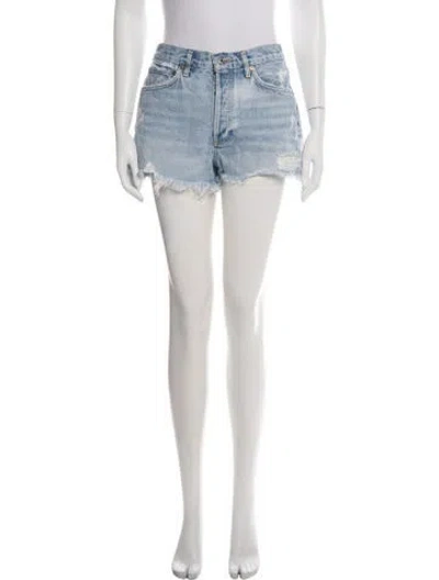 Pre-owned Agolde Mini Shorts In Multi