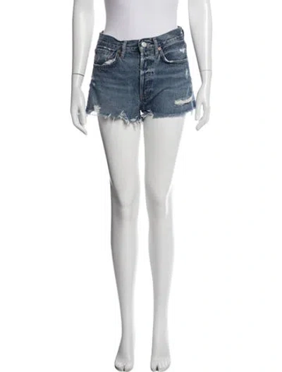 Pre-owned Agolde Mini Shorts In Multi