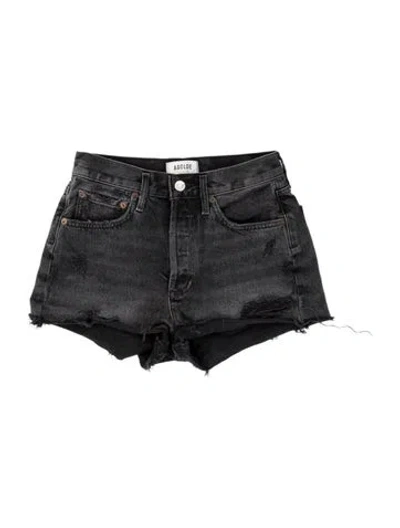 Pre-owned Agolde Mini Shorts In Multicolor