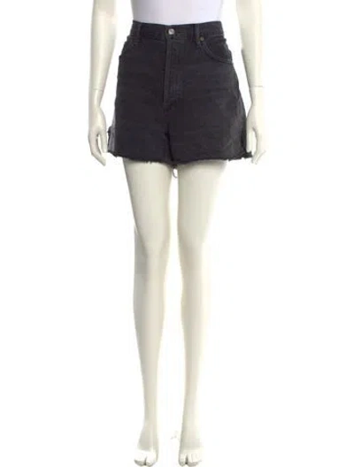 Pre-owned Agolde Mini Shorts In Neutral