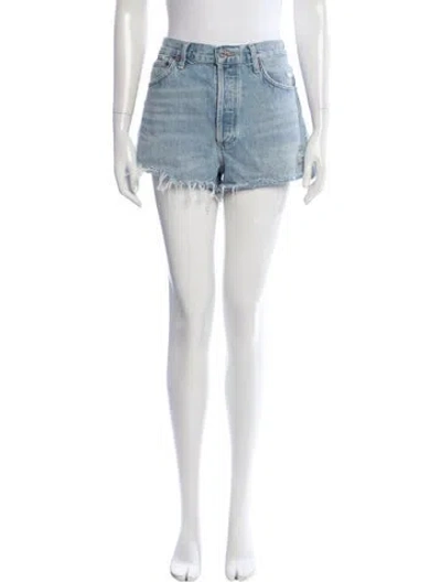 Pre-owned Agolde Mini Shorts In Neutral