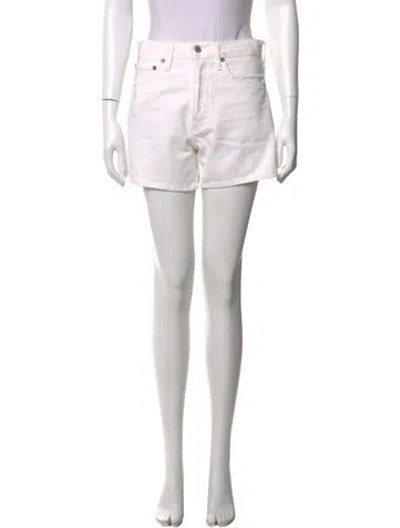 Pre-owned Agolde Mini Shorts In Neutrals