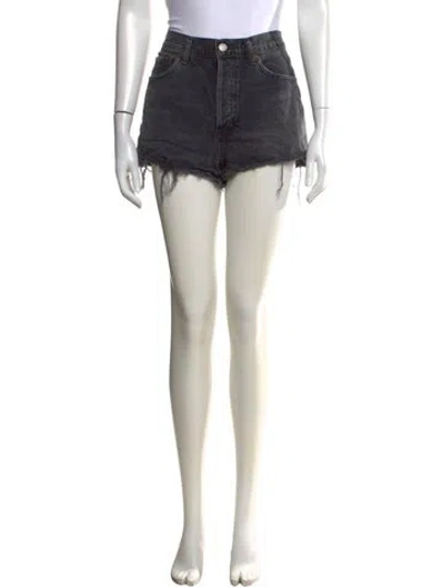 Pre-owned Agolde Mini Shorts In Neutrals
