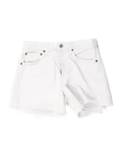 Pre-owned Agolde Mini Shorts In Neutrals