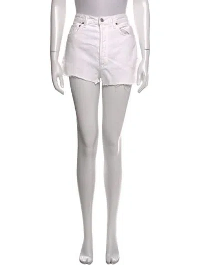 Pre-owned Agolde Mini Shorts In Neutrals