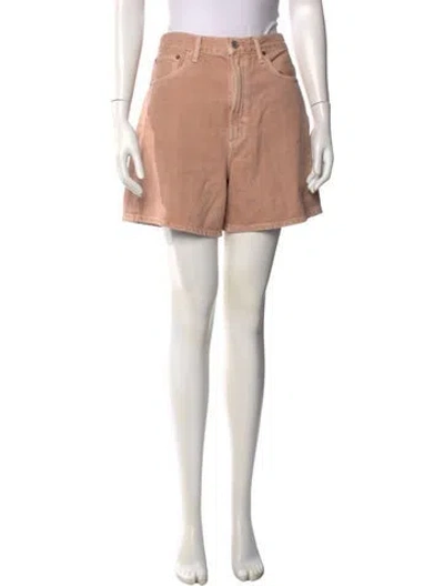 Pre-owned Agolde Mini Shorts In Pink